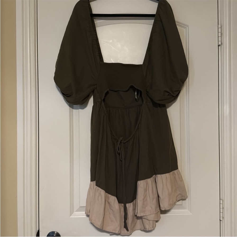 Sachin‎ + Babi puff sleeve mini dress size medium - Picture 6 of 7